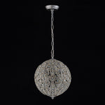 4/6 - Light Luxury Spherical Crystal Chandelier - LightfixturesUAE