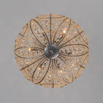 4/6 - Light Luxury Spherical Crystal Chandelier - LightfixturesUAE