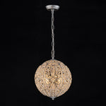 4/6 - Light Luxury Spherical Crystal Chandelier - LightfixturesUAE