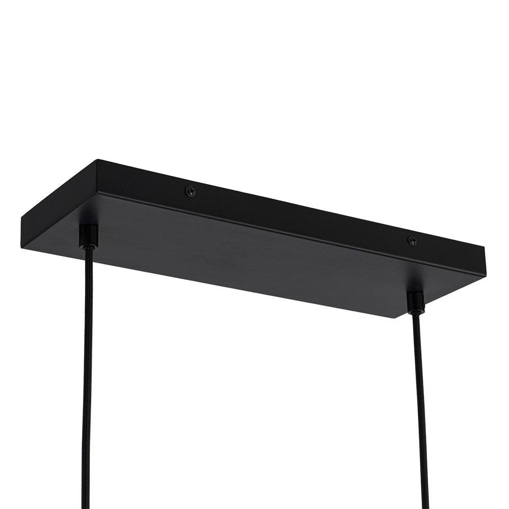 5 - Light Farmhouse Linear Wood Pendant Light - LightfixturesUAE