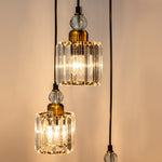 5 - Light Modern Crystal Pendant Lighting - LightfixturesUAE