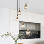 5 - Light Modern Crystal Pendant Lighting - LightfixturesUAE