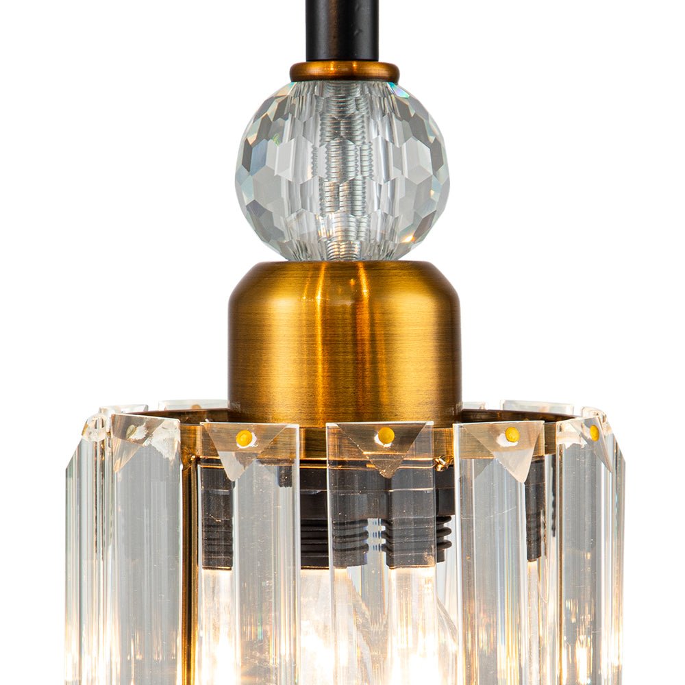 5 - Light Modern Crystal Pendant Lighting - LightfixturesUAE