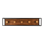 5 - Light Rectangular Cage Flush Mount Ceiling Light - LightfixturesUAE