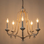 5 - Light Vintage French Candle Style Empire Chandelier - LightfixturesUAE