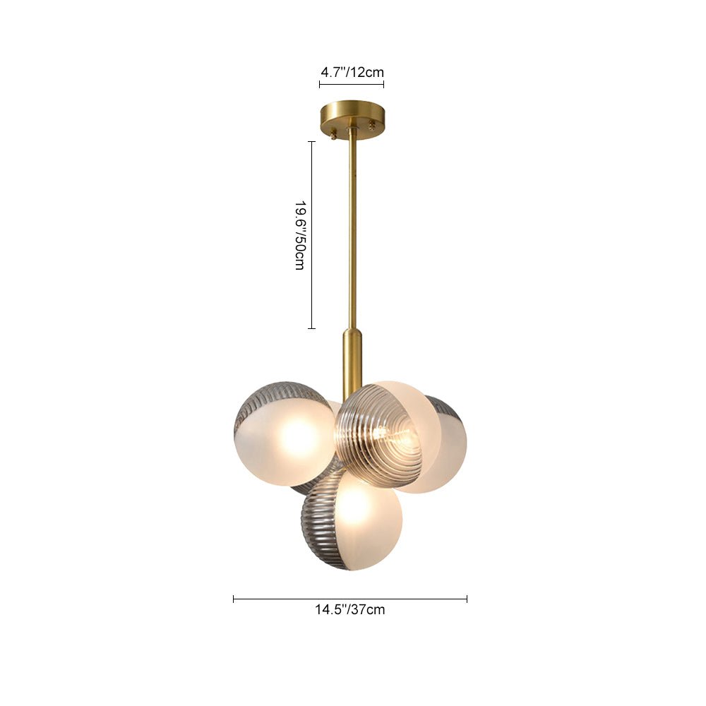 5/13 - Light Grape Shape Bubble Cluster Chandelier - LightfixturesUAE