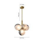5/13 - Light Grape Shape Bubble Cluster Chandelier - LightfixturesUAE