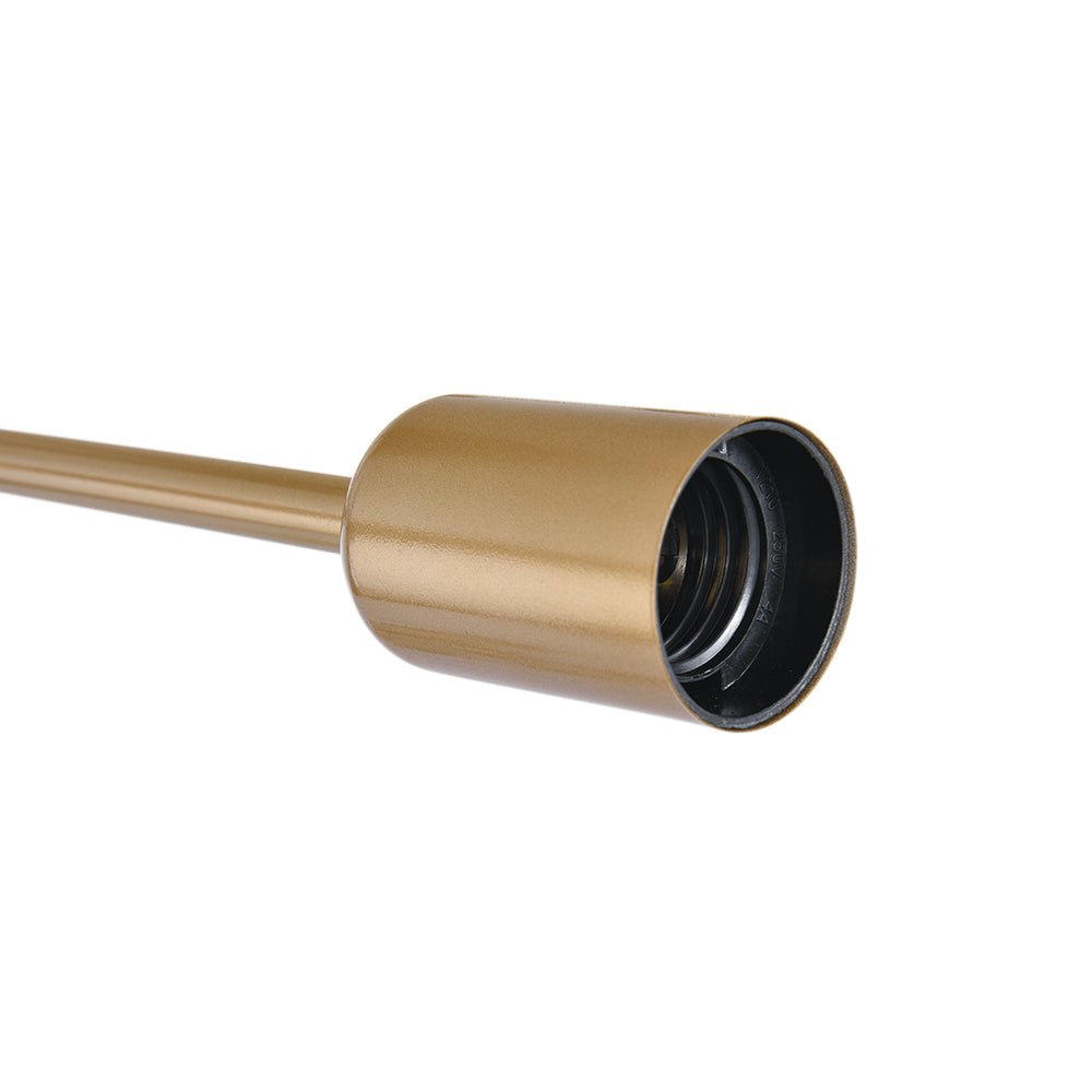 6 - Light Brass Sputnik Semi Flush Mount - LightfixturesUAE