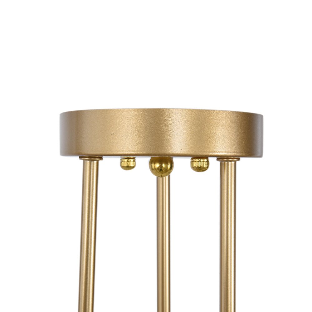 6 - Light Brass Sputnik Semi Flush Mount - LightfixturesUAE