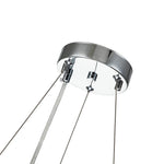 6 - Light Contemporary Round Crystal Drum Chandelier - LightfixturesUAE