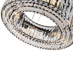 6 - Light Contemporary Round Crystal Drum Chandelier - LightfixturesUAE