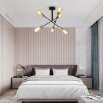 6 - Light Mid - Century Modern Sputnik Light Chandelier - LightfixturesUAE