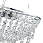6 - Light Modern Bowl Crystal Pendant Lighting - LightfixturesUAE