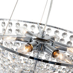6 - Light Modern Bowl Crystal Pendant Lighting - LightfixturesUAE