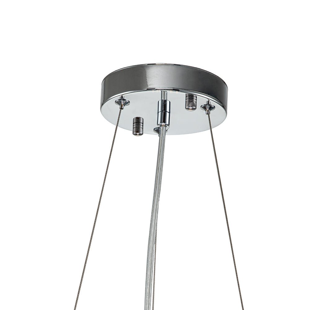 6 - Light Modern Bowl Crystal Pendant Lighting - LightfixturesUAE