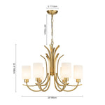 6 - Light Sputnik Arms Empire Chandelier - LightfixturesUAE