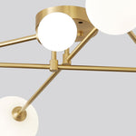 6 - Light Sputnik Cross Arm Semi Flush Mount Ceiling Light - LightfixturesUAE