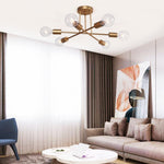 6 - Light Sputnik Sphere Semi Flush - LightfixturesUAE