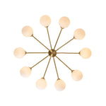6/10 - Light Modern Glass Globe Bubble Chandelier - LightfixturesUAE