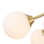 6/10 - Light Modern Glass Globe Bubble Chandelier - LightfixturesUAE