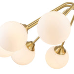 6/10 - Light Modern Glass Globe Bubble Chandelier - LightfixturesUAE