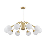 6/10 - Light Modern Glass Globe Bubble Chandelier - LightfixturesUAE