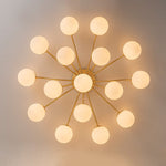 6/11/16 - Light Mid - Century Modern Glass Sputnik Ceiling Light - LightfixturesUAE