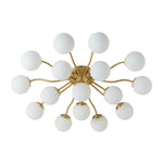 6/11/16 - Light Mid - Century Modern Glass Sputnik Ceiling Light - LightfixturesUAE