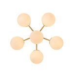 6/11/16 - Light Mid - Century Modern Glass Sputnik Ceiling Light - LightfixturesUAE