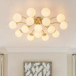 6/11/16 - Light Mid - Century Modern Glass Sputnik Ceiling Light - LightfixturesUAE
