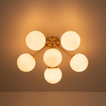 6/11/16 - Light Mid - Century Modern Glass Sputnik Ceiling Light - LightfixturesUAE