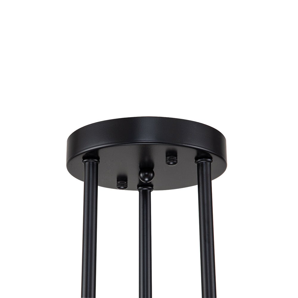 6/8 - Light Mid - Century Modern Sputnik Silhouette Semi Flush Mount - LightfixturesUAE