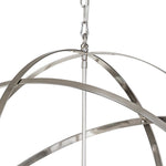 8 - Light Modern Farmhouse Circle Crystal Orb Chandelier - LightfixturesUAE