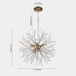 8 - Light Modern Sputnik Firework Chandelier - LightfixturesUAE