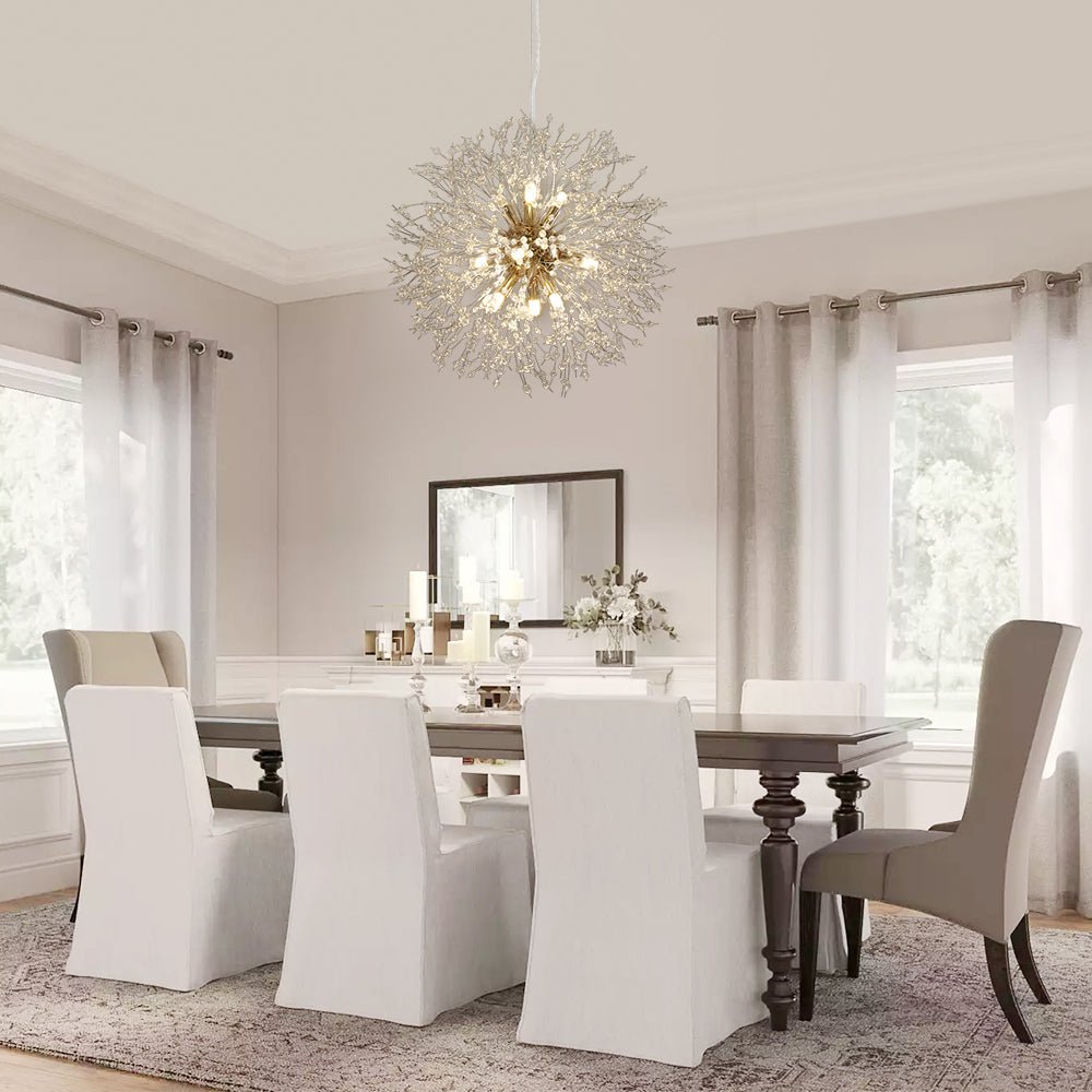 8 - Light Modern Sputnik Firework Chandelier - LightfixturesUAE
