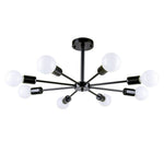 8 - Light Sputnik Chandelier Semi - flush Ceiling Light - LightfixturesUAE
