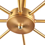 8 - Light Sputnik Chandelier Semi - flush Ceiling Light - LightfixturesUAE