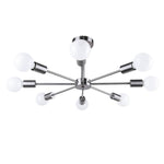 8 - Light Sputnik Chandelier Semi - flush Ceiling Light - LightfixturesUAE