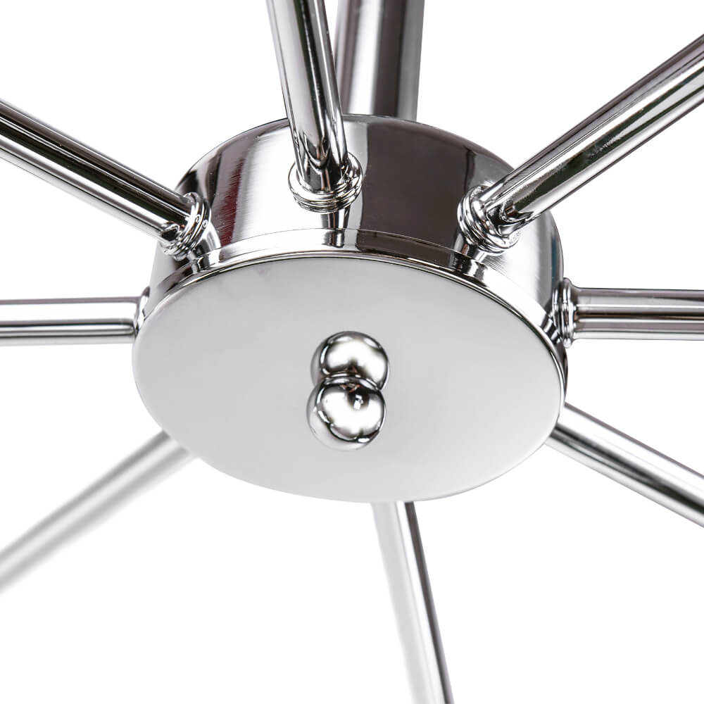 8 - Light Sputnik Chandelier Semi - flush Ceiling Light - LightfixturesUAE
