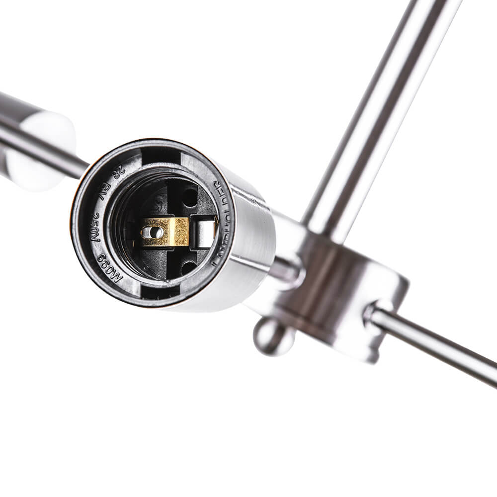 8 - Light Sputnik Chandelier Semi - flush Ceiling Light - LightfixturesUAE