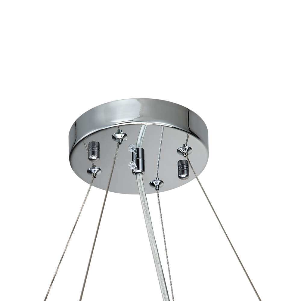 8/12 - Light Crystal Glass Pendant Light - LightfixturesUAE