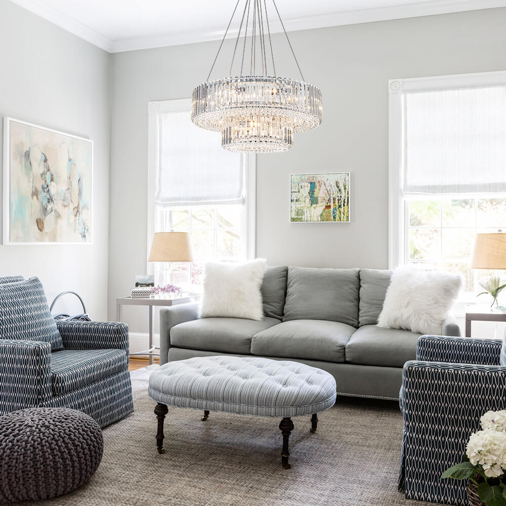 8/12 - Light Crystal Glass Pendant Light - LightfixturesUAE
