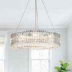 8/12 - Light Crystal Glass Pendant Light - LightfixturesUAE