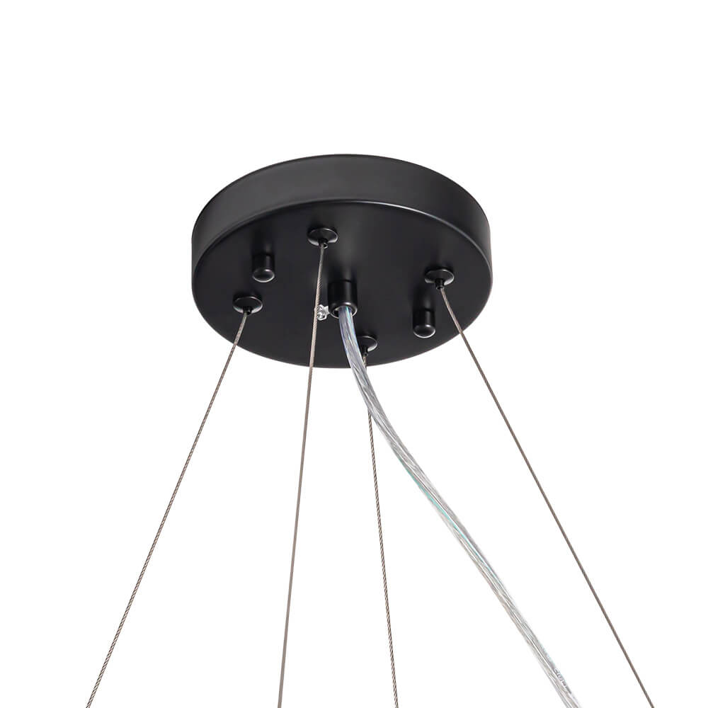 8/12 - Light Crystal Glass Pendant Light - LightfixturesUAE