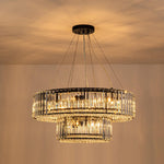 8/12 - Light Crystal Glass Pendant Light - LightfixturesUAE