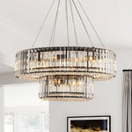 8/12 - Light Crystal Glass Pendant Light - LightfixturesUAE