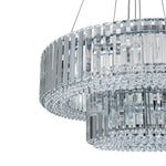 8/12 - Light Crystal Glass Pendant Light - LightfixturesUAE