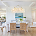 8/12 - Light Modern Cluster Ribbed Glass Bubble Chandelier - LightfixturesUAE