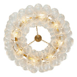 8/12 - Light Modern Cluster Ribbed Glass Bubble Chandelier - LightfixturesUAE