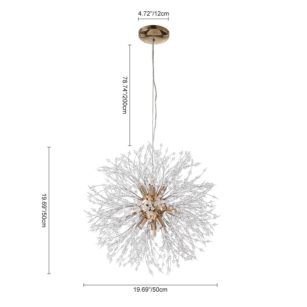 8/9 - Light Dandelion Firework Chandelier - LightfixturesUAE